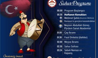 HAYDİ BUYRUN SAHURUMUZA!